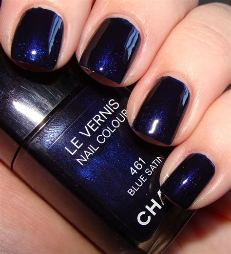 chanel blue satin nail|chanel nail polish colour chart.